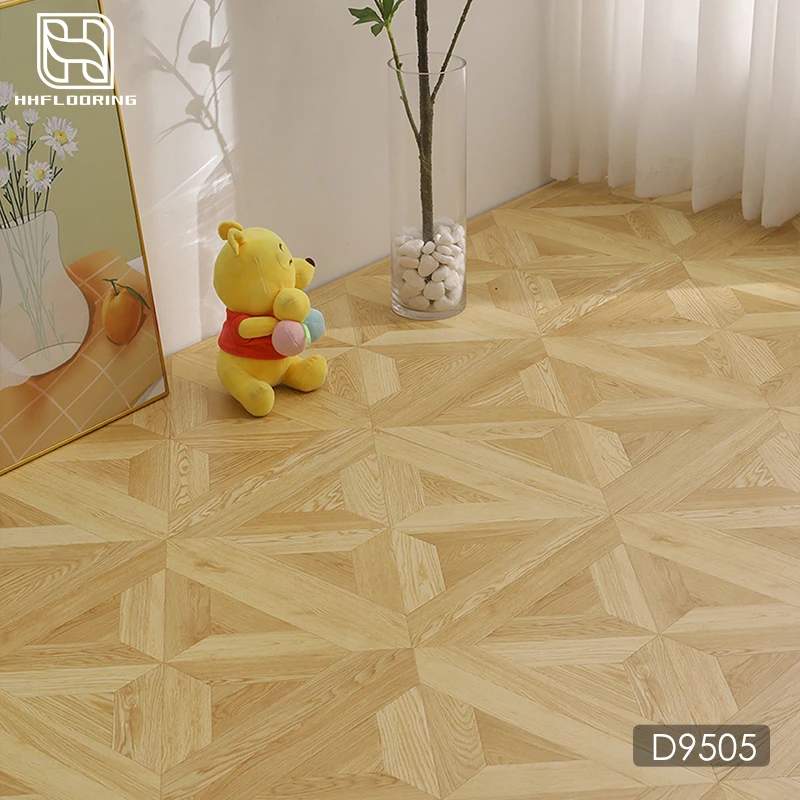 Art tal-laminat stil parquet